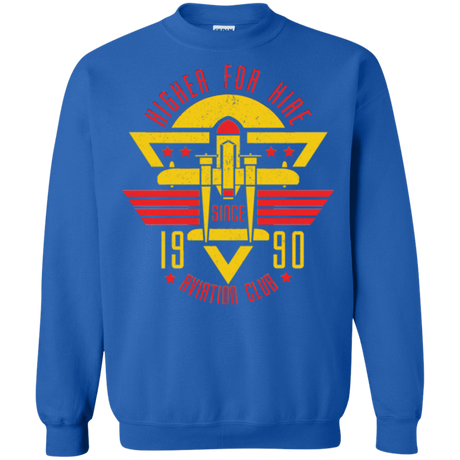 Sweatshirts Royal / Small Aviation Club Crewneck Sweatshirt