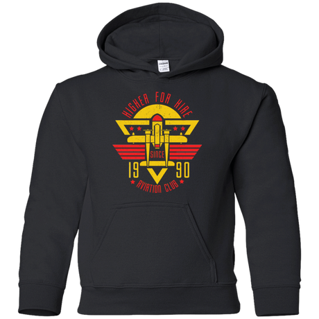 Sweatshirts Black / YS Aviation Club Youth Hoodie