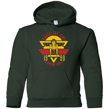 Sweatshirts Forest Green / YS Aviation Club Youth Hoodie