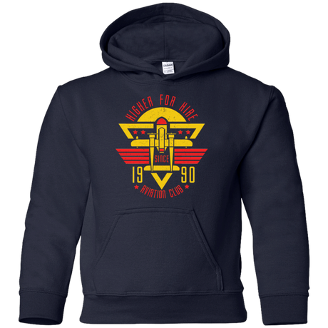 Sweatshirts Navy / YS Aviation Club Youth Hoodie