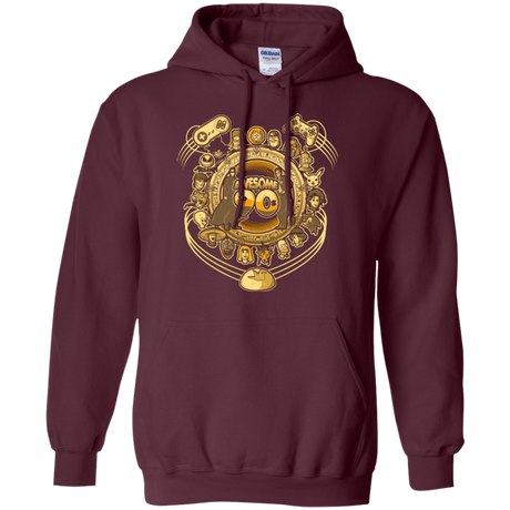 Sweatshirts Maroon / Small AWESOME 90S Pullover Hoodie