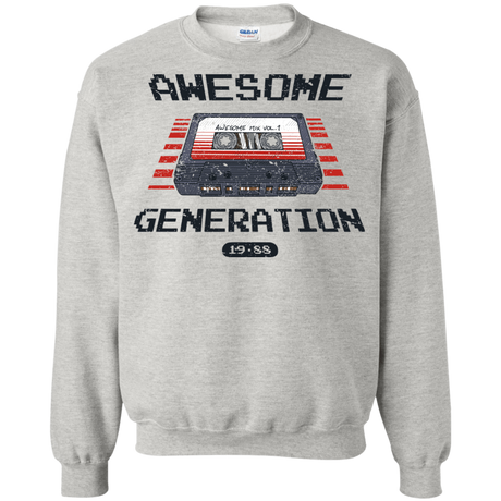 Sweatshirts Ash / Small Awesome Generation Crewneck Sweatshirt