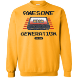 Sweatshirts Gold / Small Awesome Generation Crewneck Sweatshirt