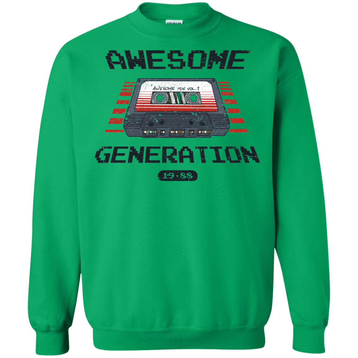 Sweatshirts Irish Green / Small Awesome Generation Crewneck Sweatshirt
