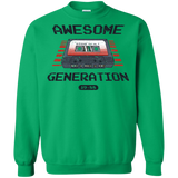 Sweatshirts Irish Green / Small Awesome Generation Crewneck Sweatshirt