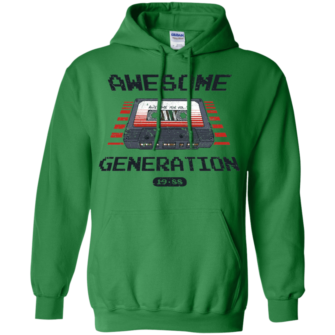 Sweatshirts Irish Green / Small Awesome Generation Pullover Hoodie