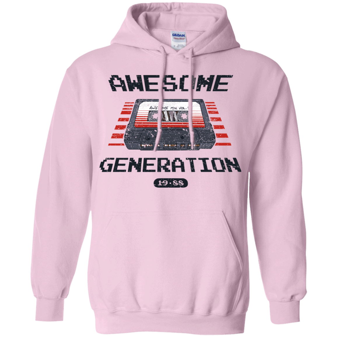 Sweatshirts Light Pink / Small Awesome Generation Pullover Hoodie