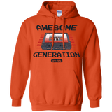 Sweatshirts Orange / Small Awesome Generation Pullover Hoodie