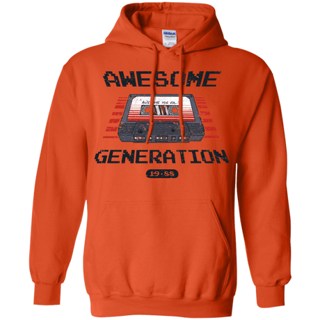 Sweatshirts Orange / Small Awesome Generation Pullover Hoodie