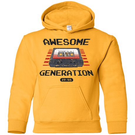 Sweatshirts Gold / YS Awesome Generation Youth Hoodie