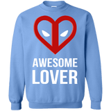 Sweatshirts Carolina Blue / Small Awesome lover Crewneck Sweatshirt