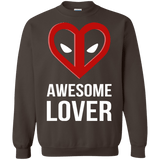 Sweatshirts Dark Chocolate / Small Awesome lover Crewneck Sweatshirt