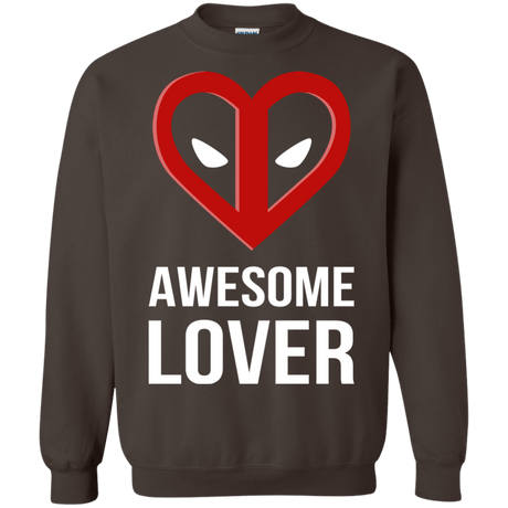 Sweatshirts Dark Chocolate / Small Awesome lover Crewneck Sweatshirt