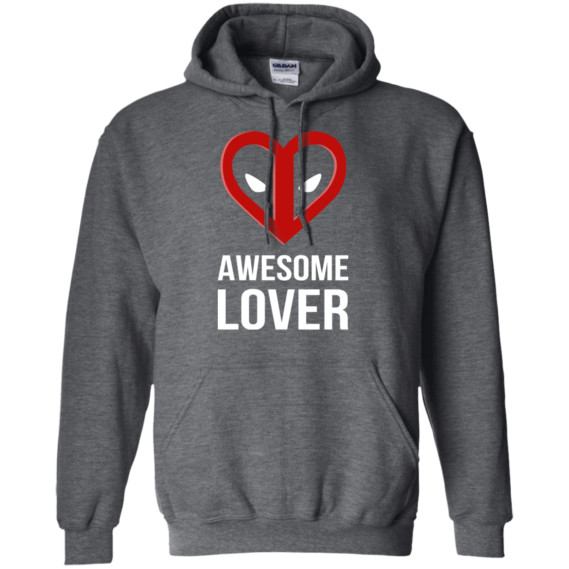 Sweatshirts Dark Heather / Small Awesome lover Pullover Hoodie