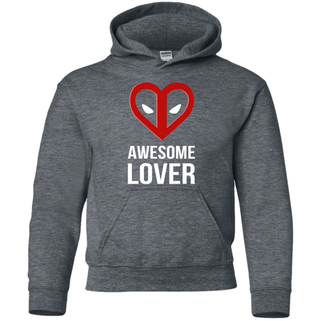 Sweatshirts Dark Heather / YS Awesome lover Youth Hoodie