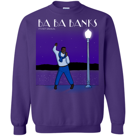 Sweatshirts Purple / S Ba Ba Banks Crewneck Sweatshirt