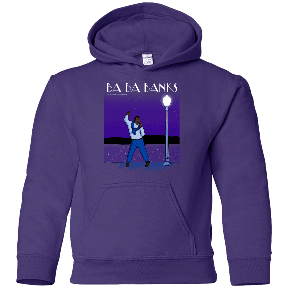 Sweatshirts Purple / YS Ba Ba Banks Youth Hoodie