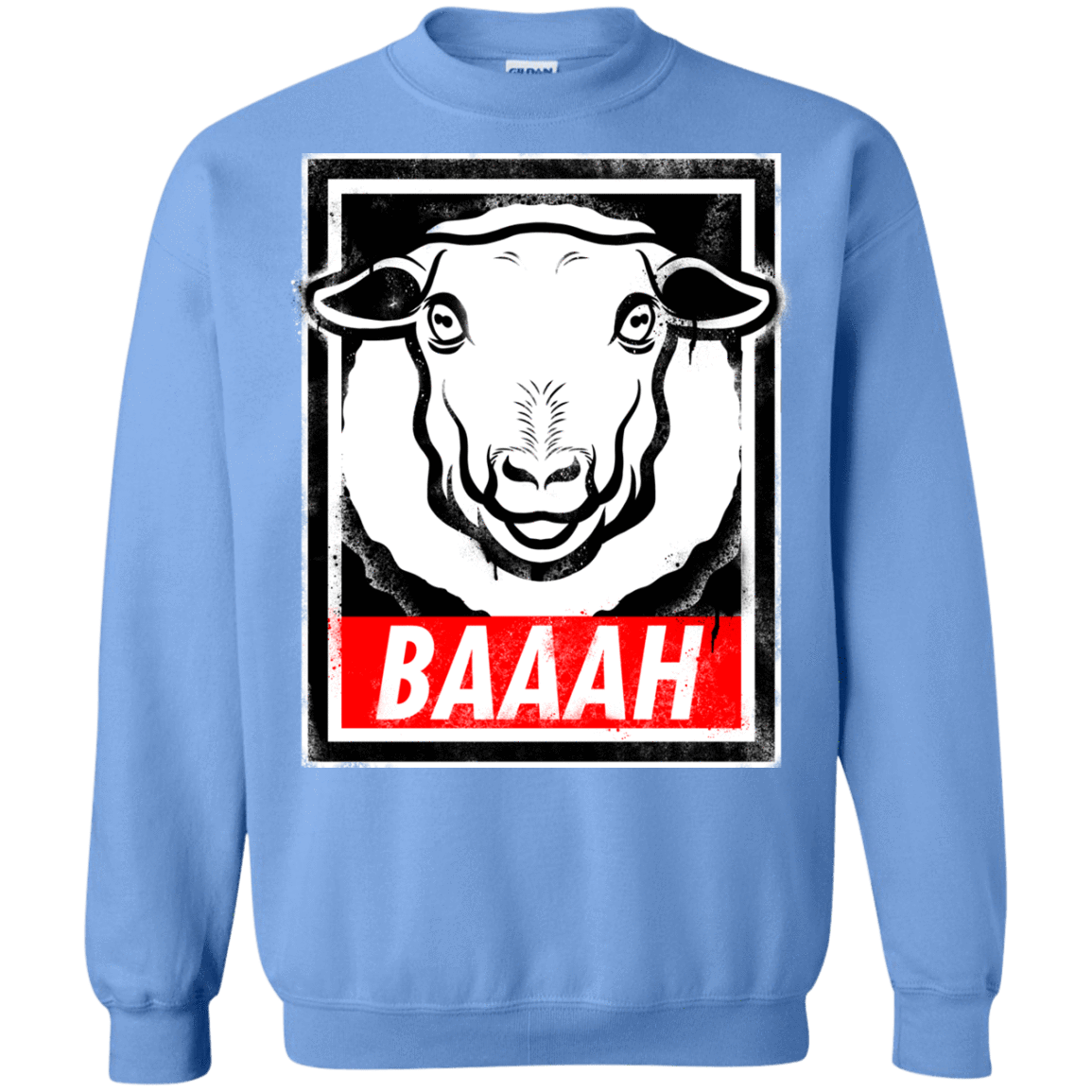 Sweatshirts Carolina Blue / Small BAAAH Crewneck Sweatshirt