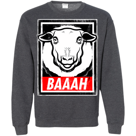 Sweatshirts Dark Heather / Small BAAAH Crewneck Sweatshirt
