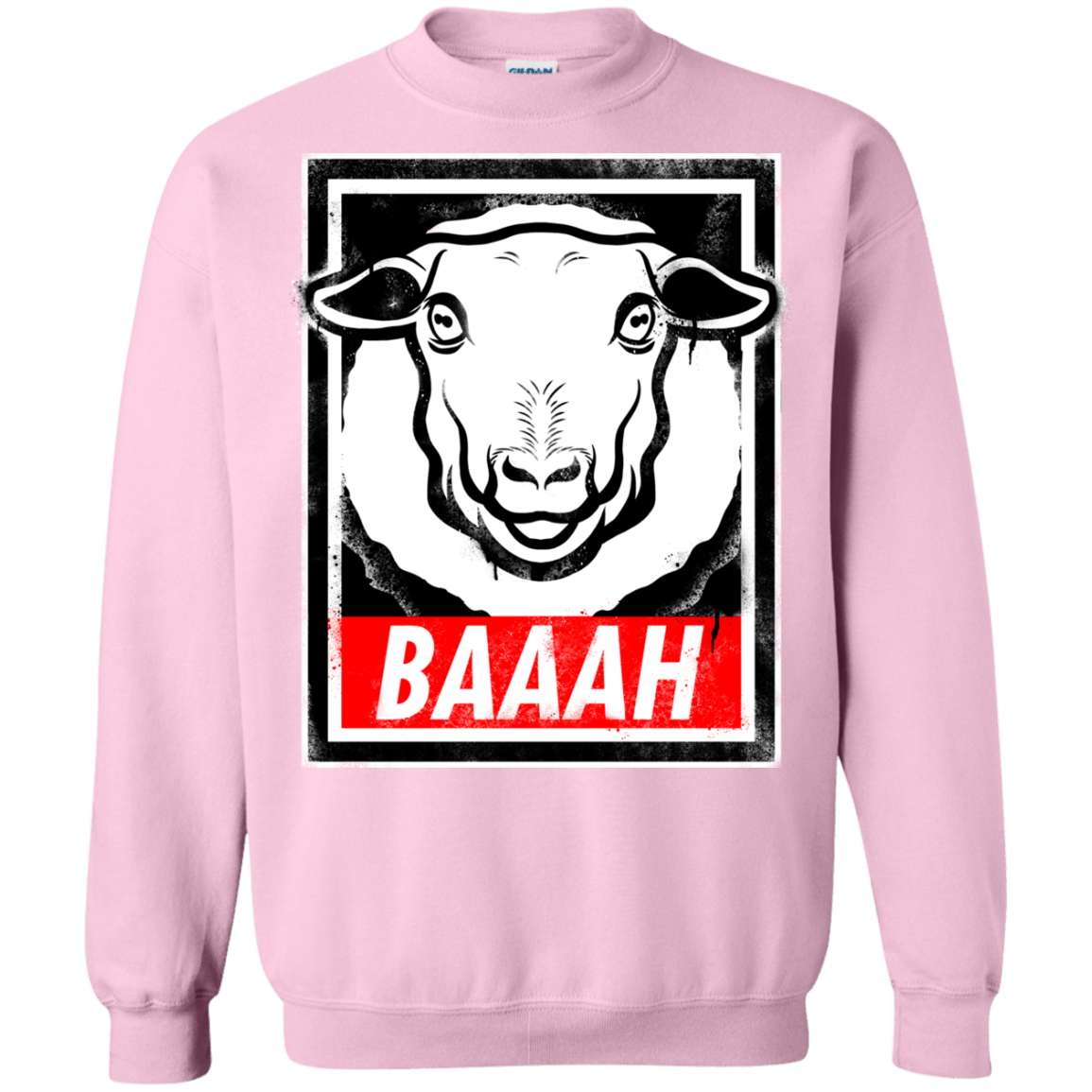 Sweatshirts Light Pink / Small BAAAH Crewneck Sweatshirt