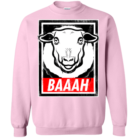 Sweatshirts Light Pink / Small BAAAH Crewneck Sweatshirt