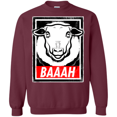 Sweatshirts Maroon / Small BAAAH Crewneck Sweatshirt