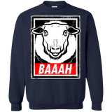 Sweatshirts Navy / Small BAAAH Crewneck Sweatshirt