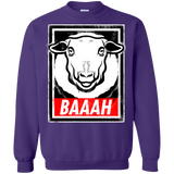Sweatshirts Purple / Small BAAAH Crewneck Sweatshirt