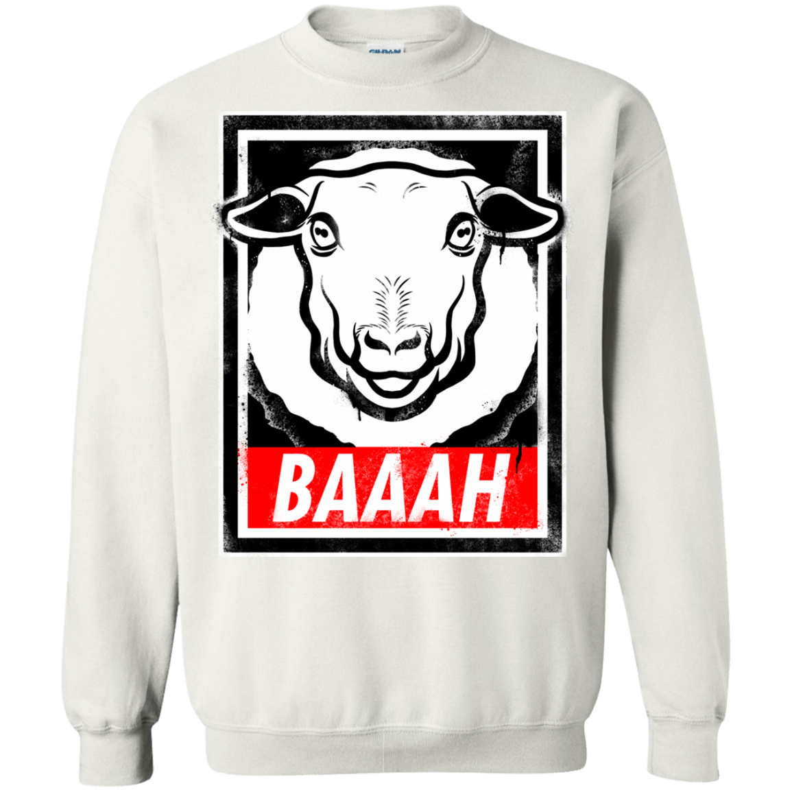 Sweatshirts White / Small BAAAH Crewneck Sweatshirt