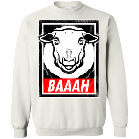 Sweatshirts White / Small BAAAH Crewneck Sweatshirt