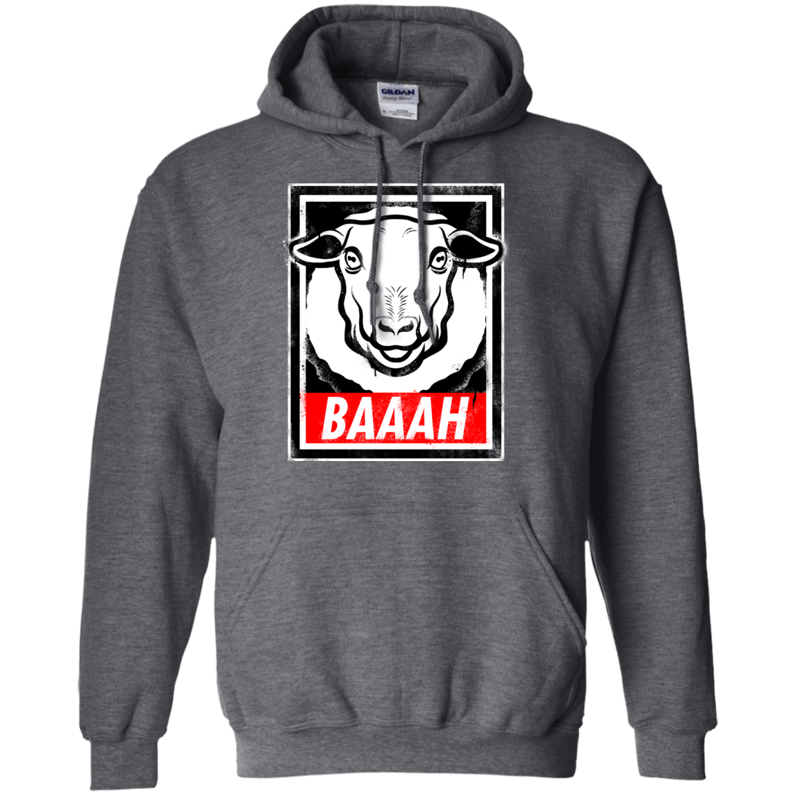Sweatshirts Dark Heather / Small BAAAH Pullover Hoodie