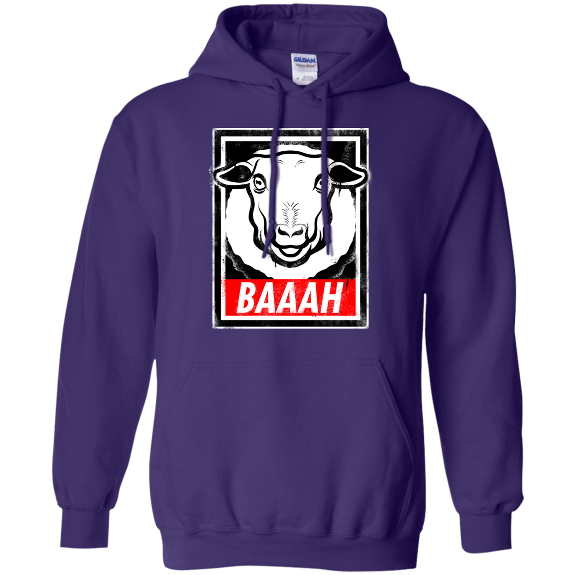 Sweatshirts Purple / Small BAAAH Pullover Hoodie
