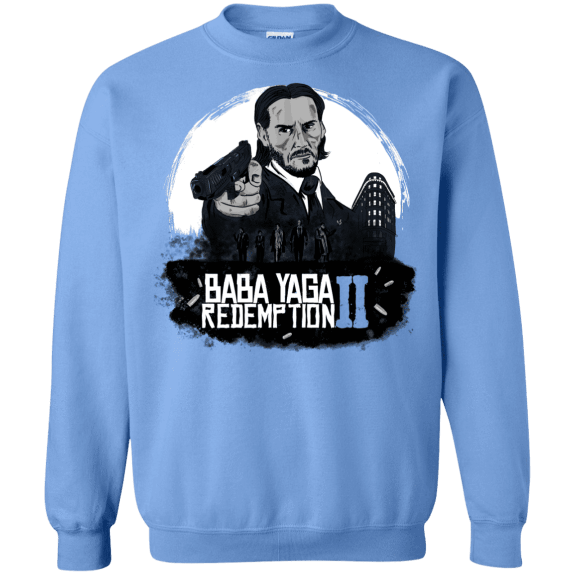 Sweatshirts Carolina Blue / S Baba Yaga Redeption Crewneck Sweatshirt