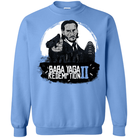 Sweatshirts Carolina Blue / S Baba Yaga Redeption Crewneck Sweatshirt