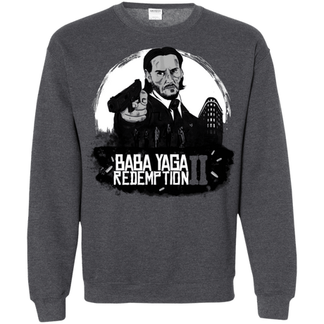 Sweatshirts Dark Heather / S Baba Yaga Redeption Crewneck Sweatshirt