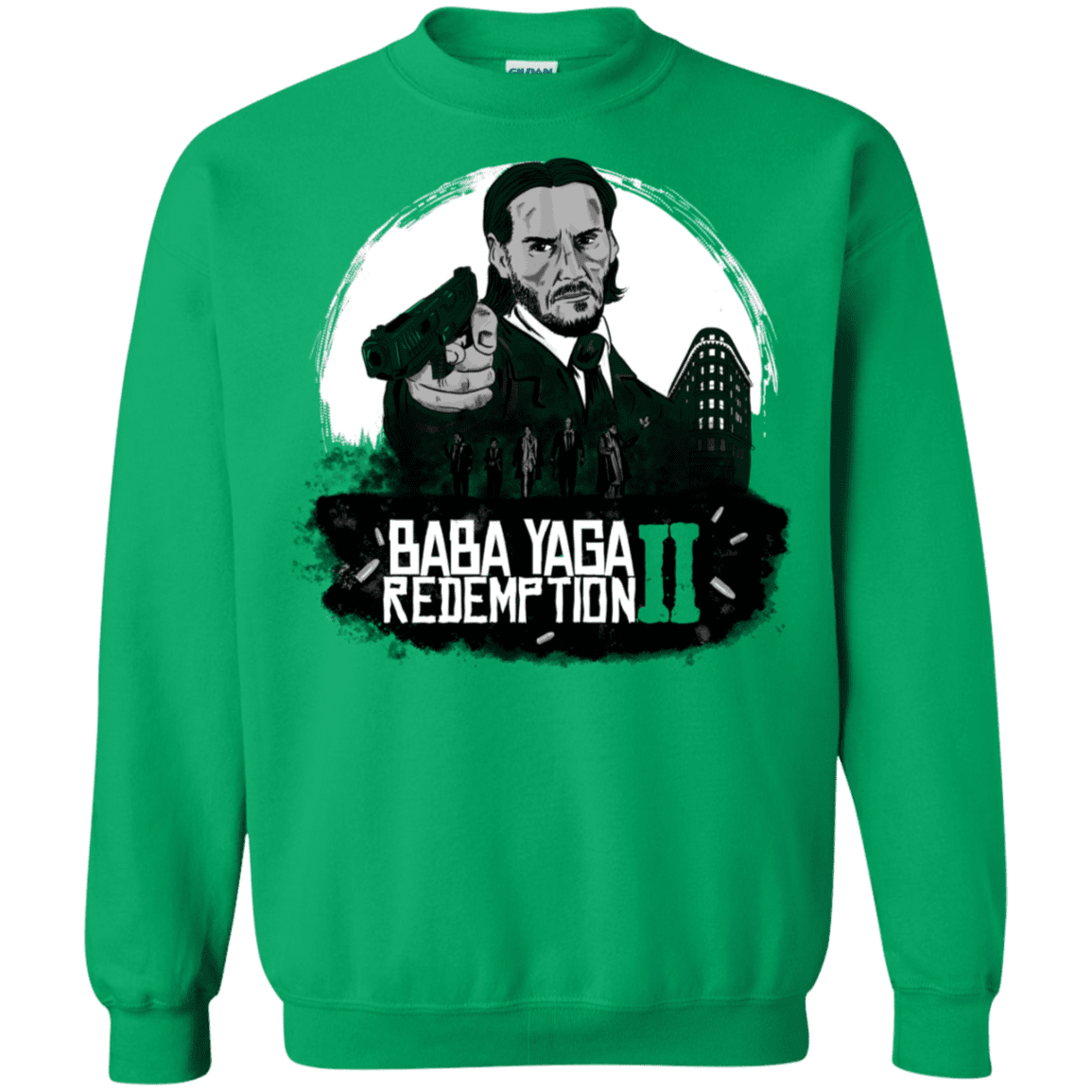 Sweatshirts Irish Green / S Baba Yaga Redeption Crewneck Sweatshirt