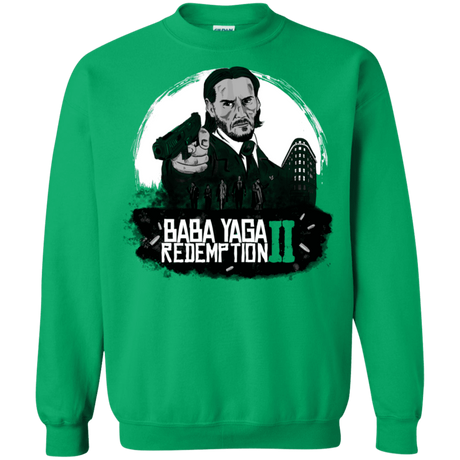 Sweatshirts Irish Green / S Baba Yaga Redeption Crewneck Sweatshirt