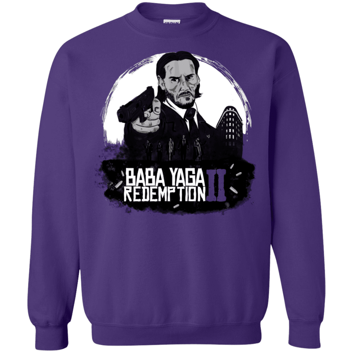 Sweatshirts Purple / S Baba Yaga Redeption Crewneck Sweatshirt