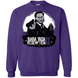 Sweatshirts Purple / S Baba Yaga Redeption Crewneck Sweatshirt