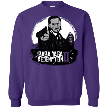 Sweatshirts Purple / S Baba Yaga Redeption Crewneck Sweatshirt