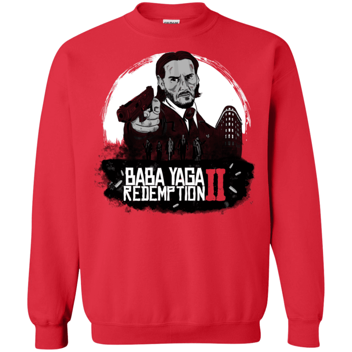 Sweatshirts Red / S Baba Yaga Redeption Crewneck Sweatshirt