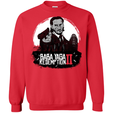 Sweatshirts Red / S Baba Yaga Redeption Crewneck Sweatshirt