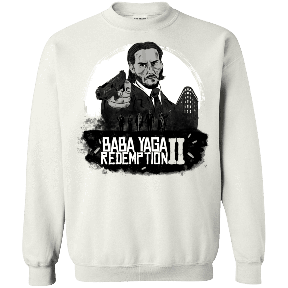 Sweatshirts White / S Baba Yaga Redeption Crewneck Sweatshirt