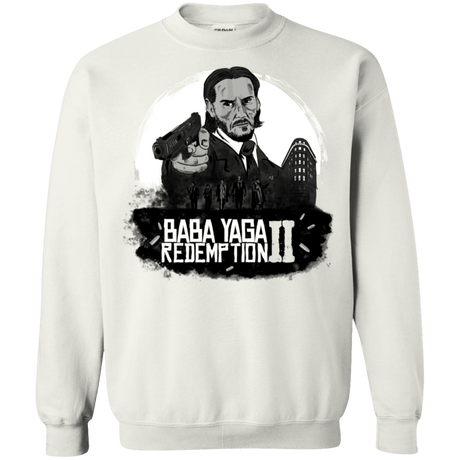 Sweatshirts White / S Baba Yaga Redeption Crewneck Sweatshirt