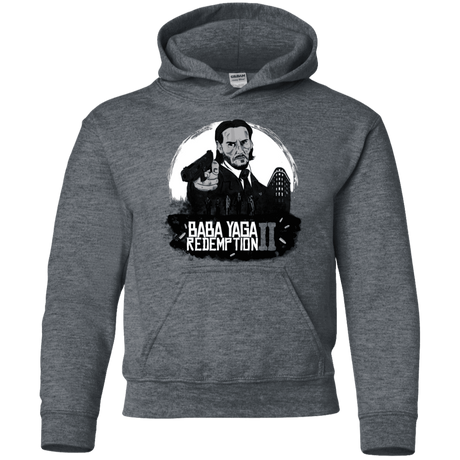 Sweatshirts Dark Heather / YS Baba Yaga Redeption Youth Hoodie