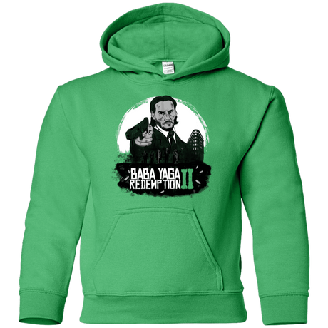 Sweatshirts Irish Green / YS Baba Yaga Redeption Youth Hoodie