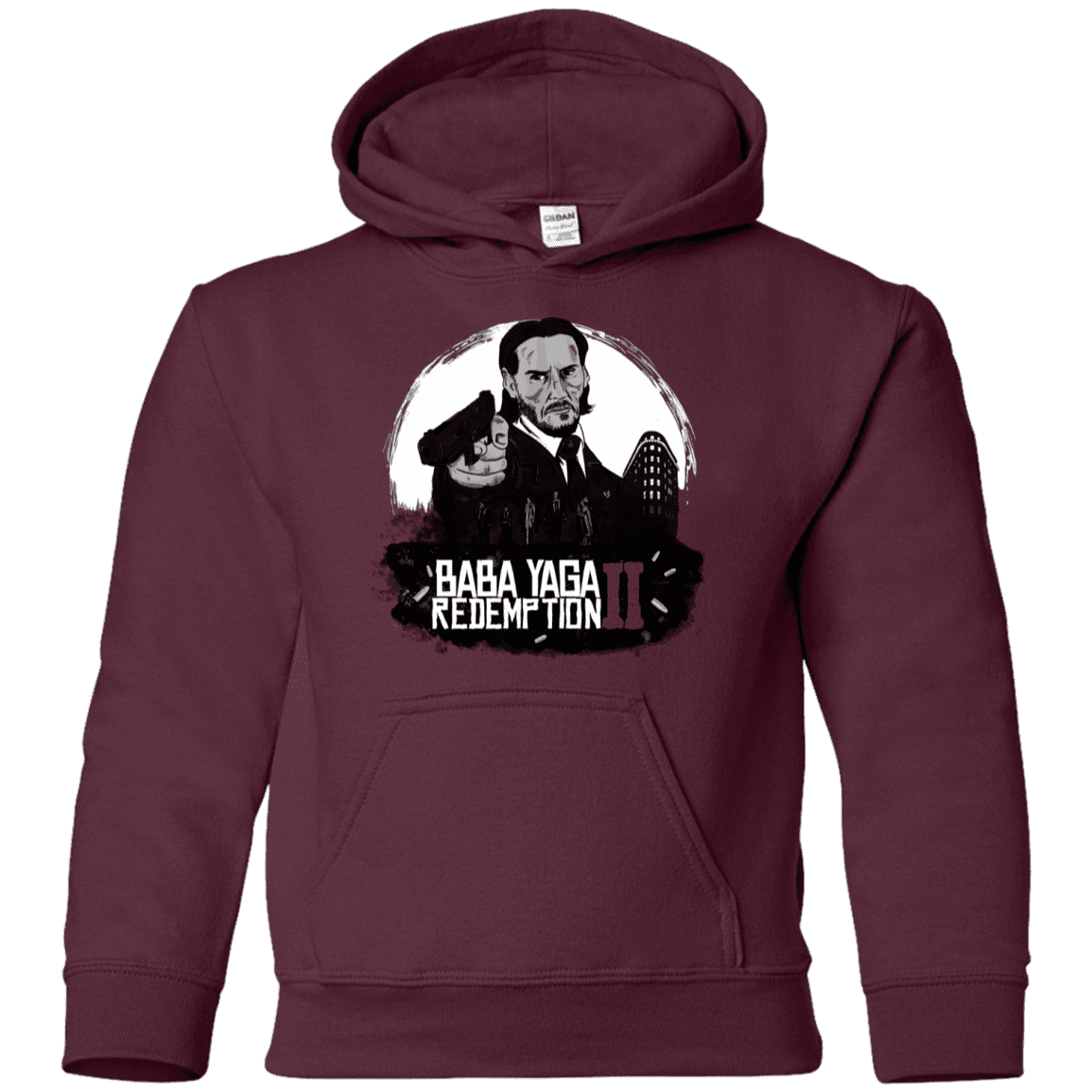 Sweatshirts Maroon / YS Baba Yaga Redeption Youth Hoodie