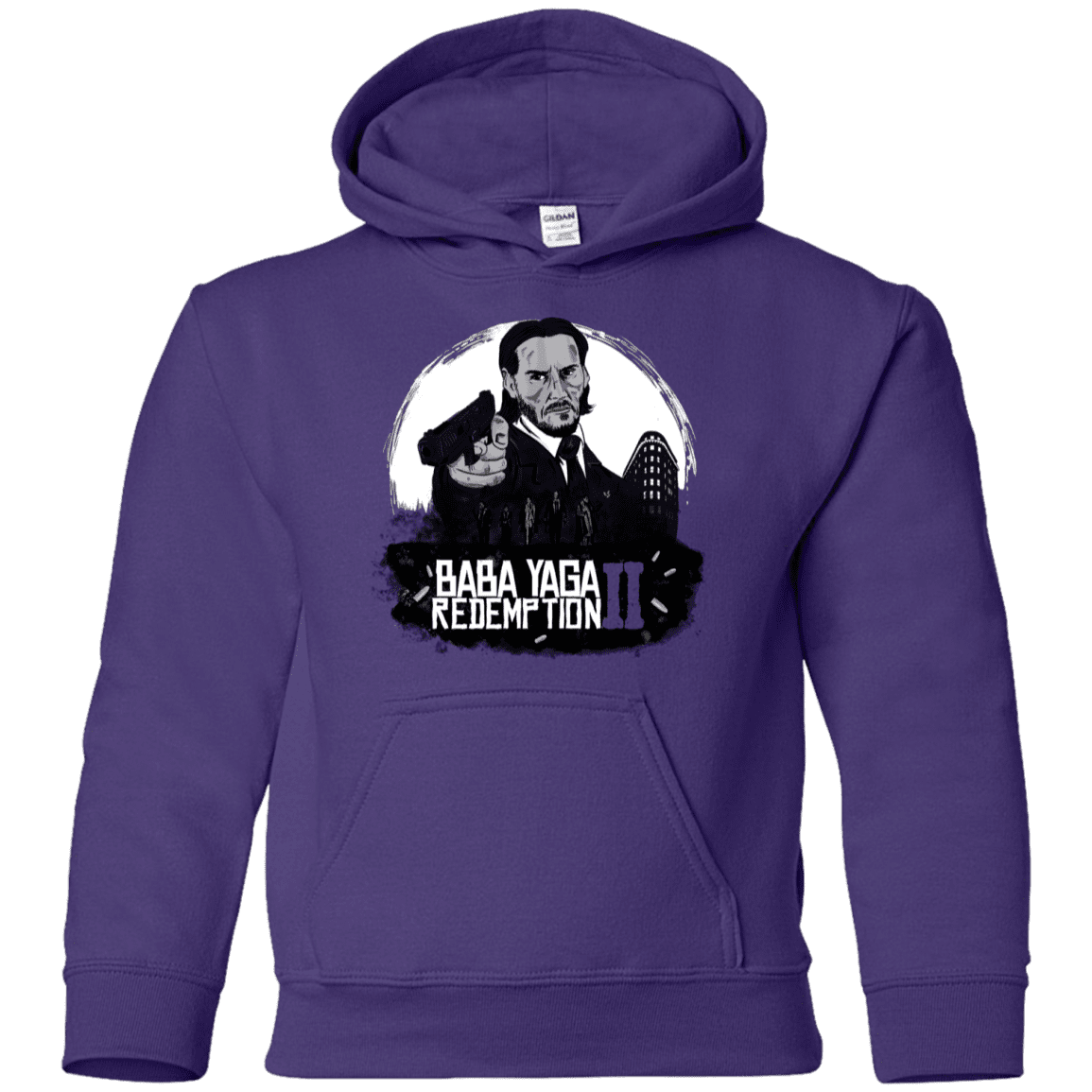 Sweatshirts Purple / YS Baba Yaga Redeption Youth Hoodie