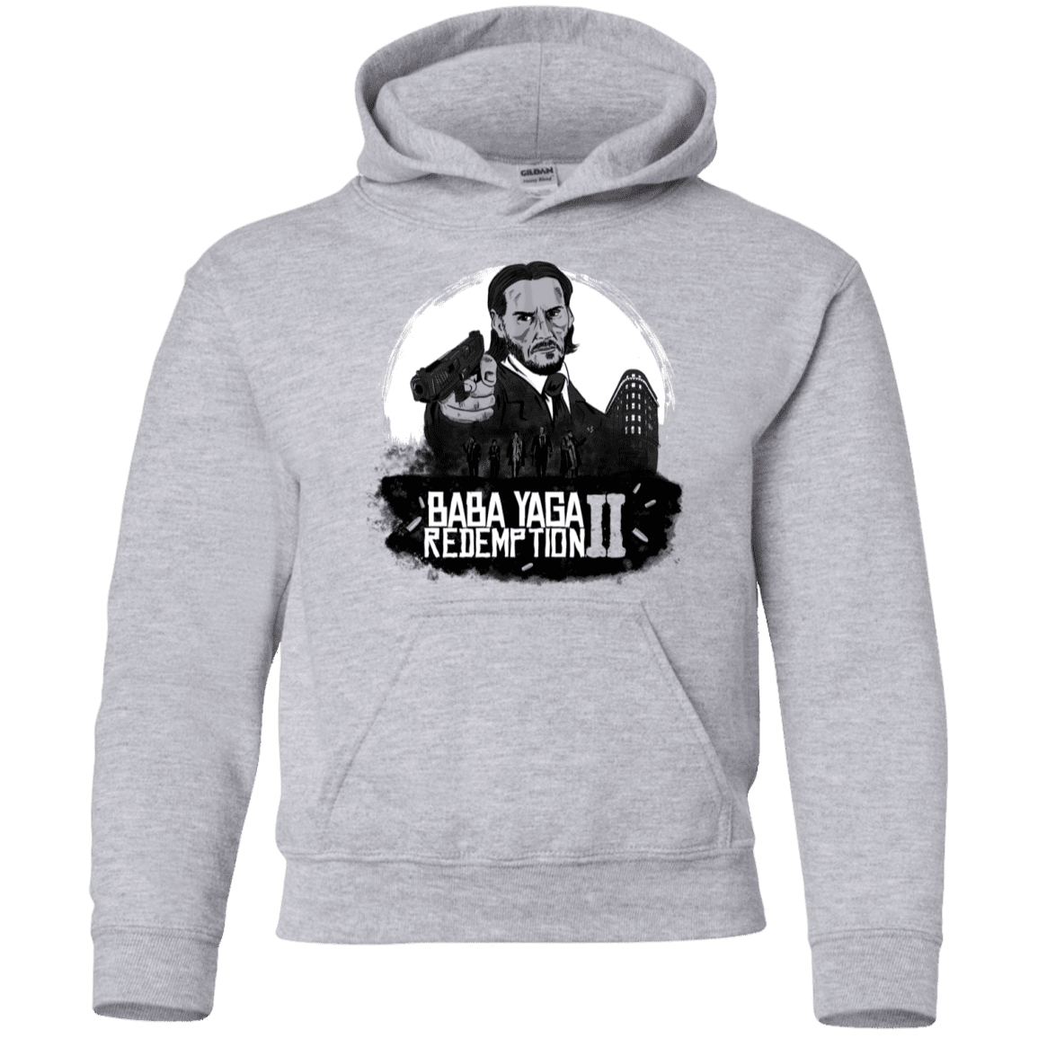 Sweatshirts Sport Grey / YS Baba Yaga Redeption Youth Hoodie