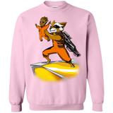 Sweatshirts Light Pink / Small Baby Groot Crewneck Sweatshirt